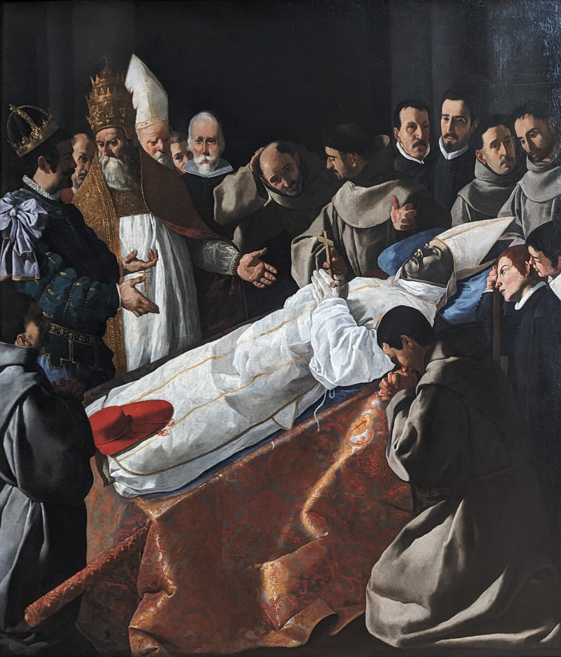 Bonaventuras kropputstilling - Francisco de Zurbarán