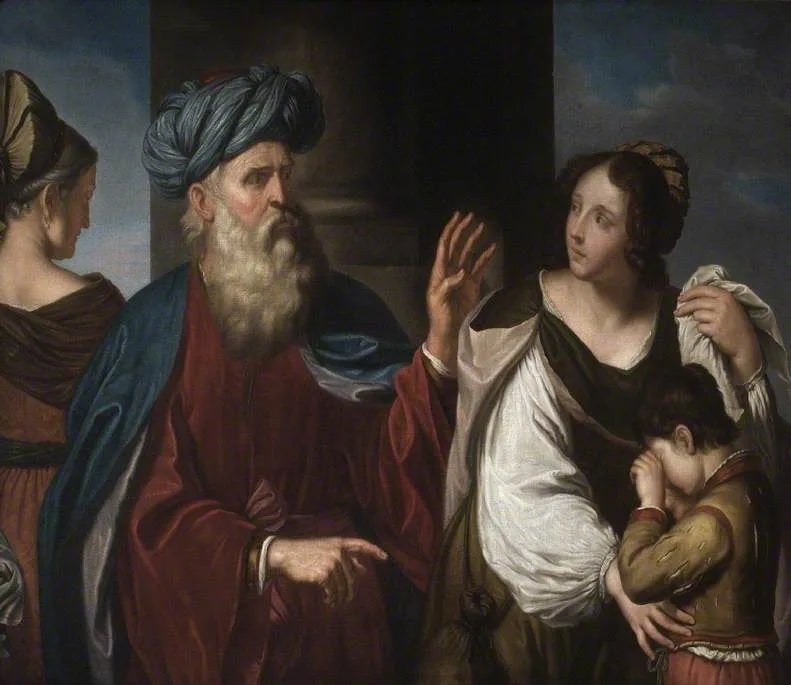 Utvistelsen av Agar og Ismael - Guercino