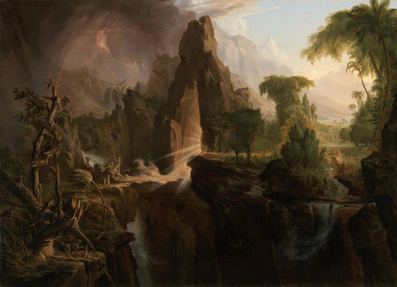 Utvandringen fra Edens hage - Thomas Cole

Source:
L'Expulsion du jardin d'Éden - Thomas Cole