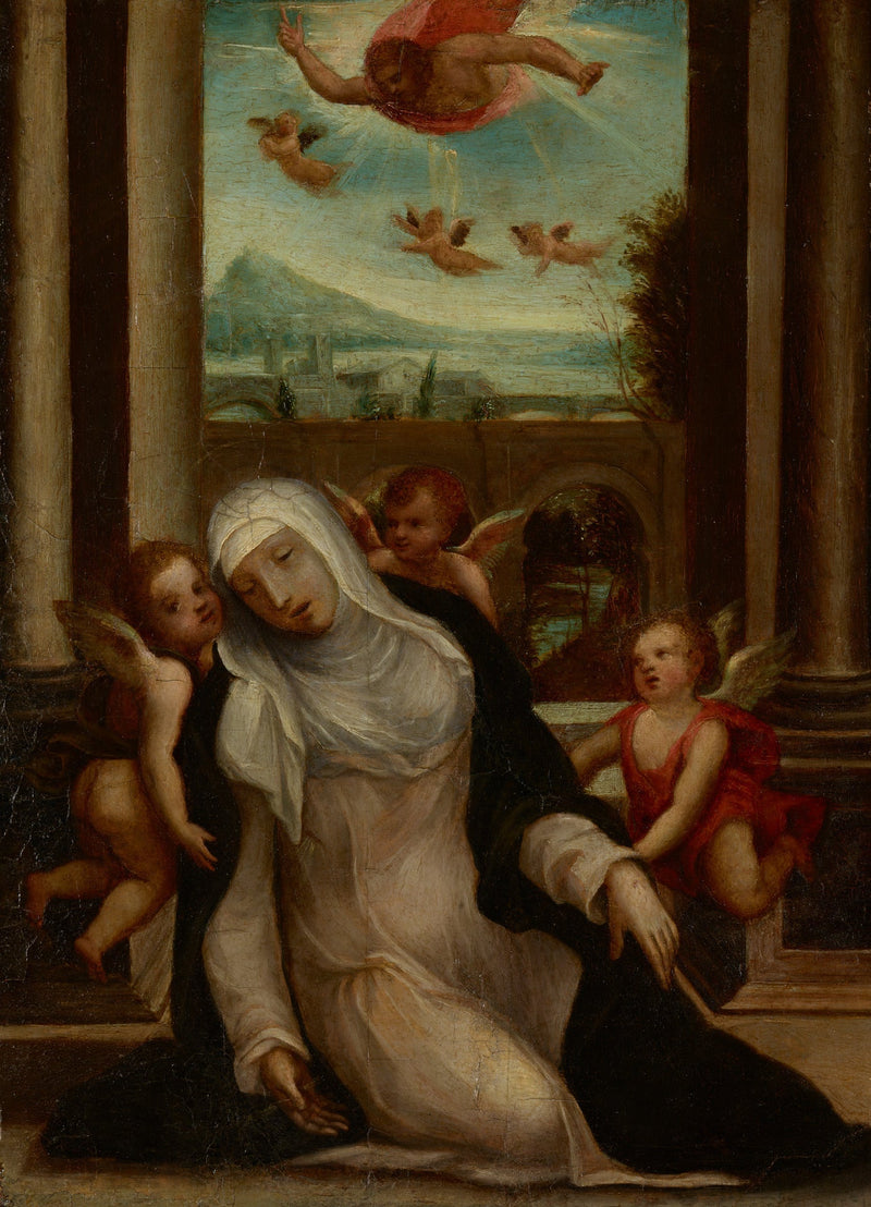 Den hellige Katarinas ekstase - Il Sodoma (Giovanni Antonio Bazzi)