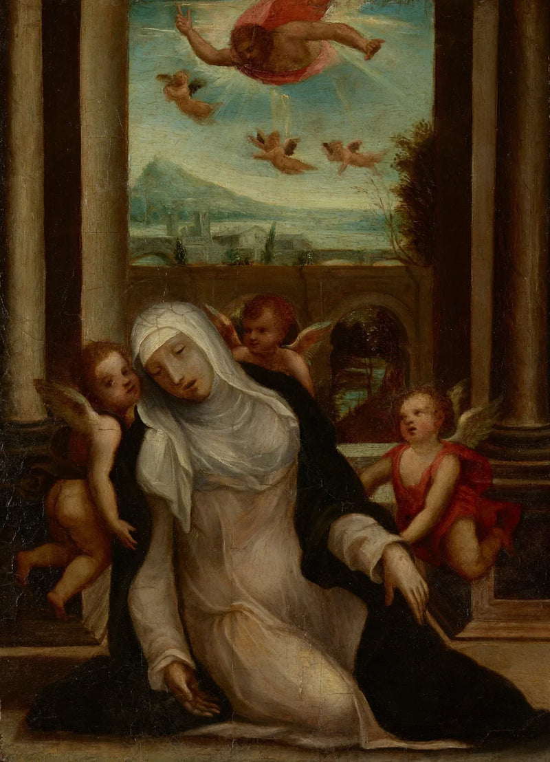 Den hellige Katarinas ekstase - Il Sodoma (Giovanni Antonio Bazzi)