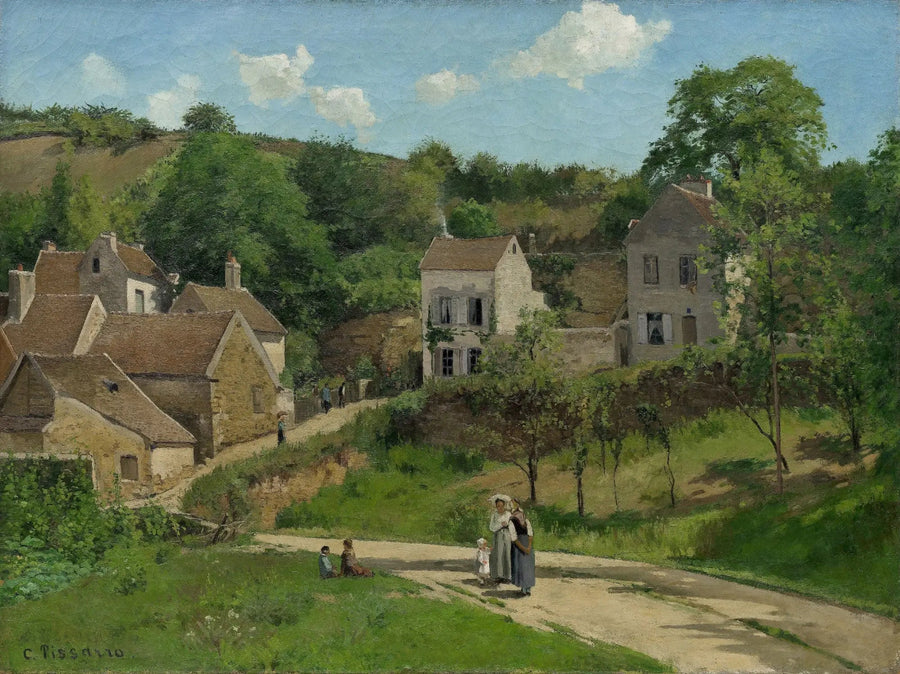 L'Hermitage i Pontoise, Kullene i L'Hermitage, Pontoise - Camille Pissarro