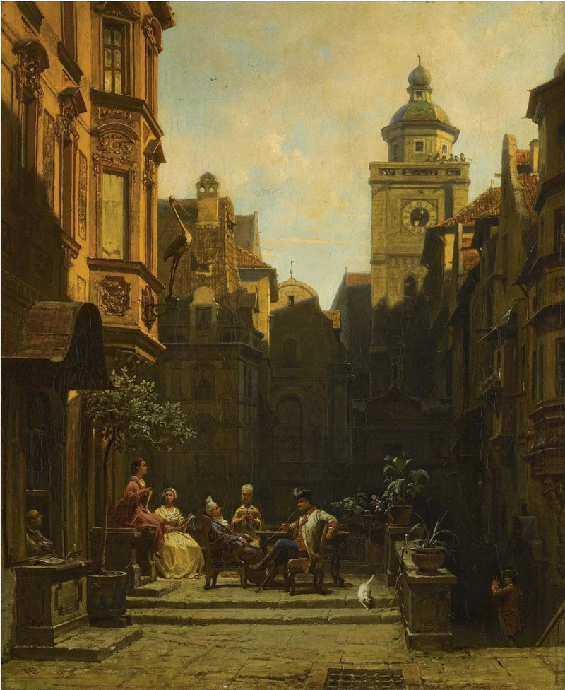 Pratenes time - Carl Spitzweg
