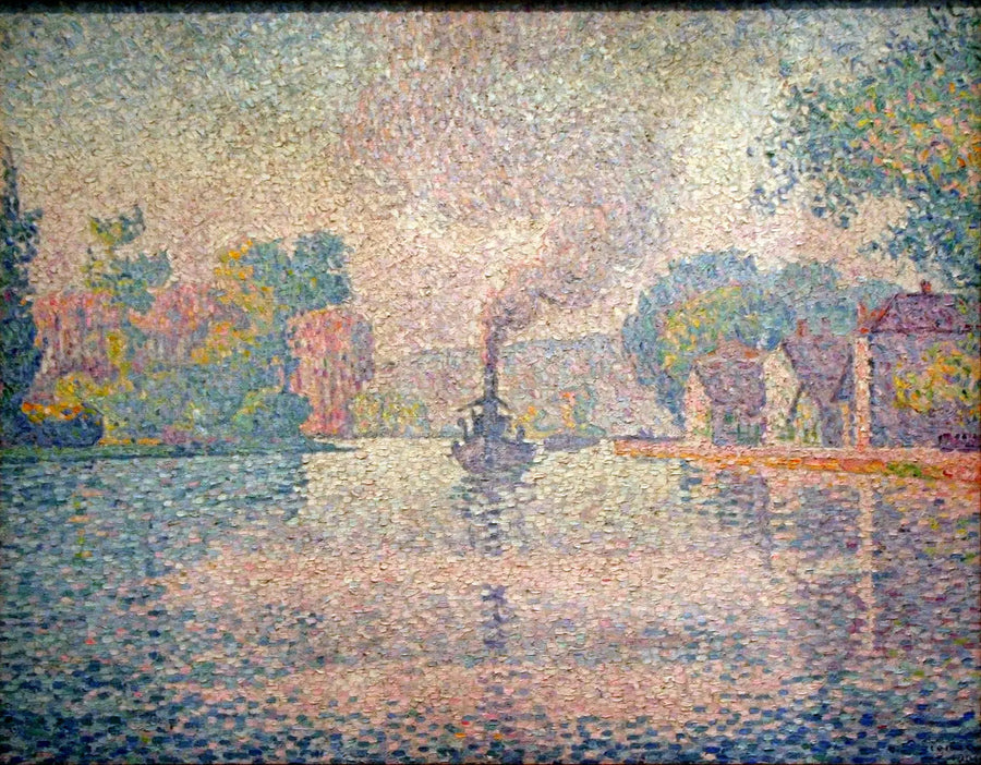 Svalen over Seinen - Paul Signac