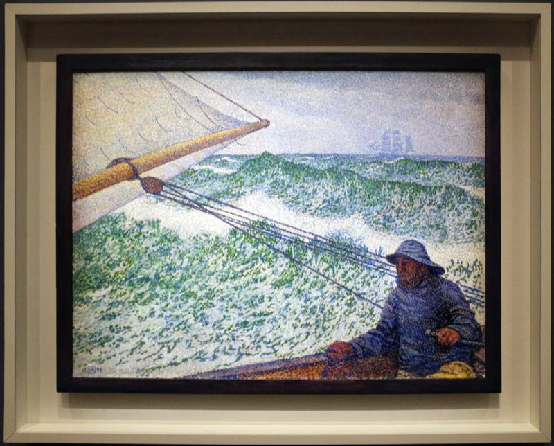 Mannen ved roret - Théodore van Rysselberghe