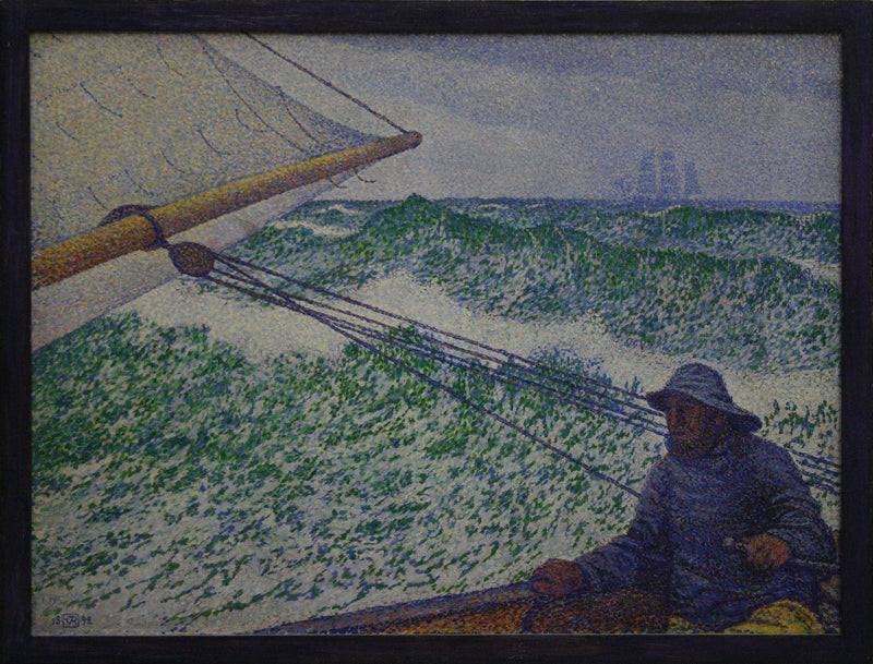 Mannen ved roret - Théodore van Rysselberghe