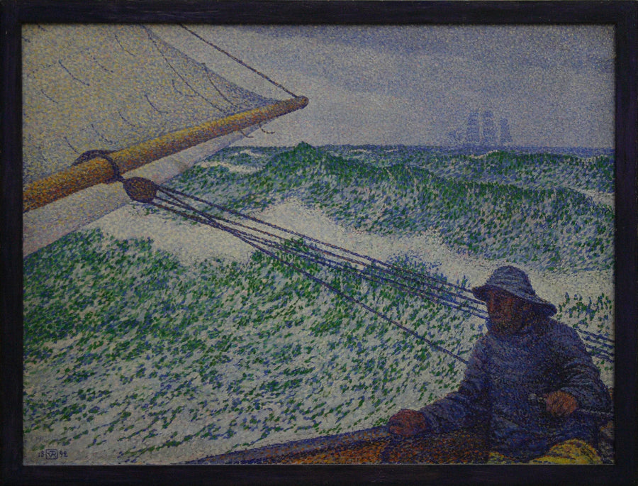 Mannen ved roret - Théodore van Rysselberghe