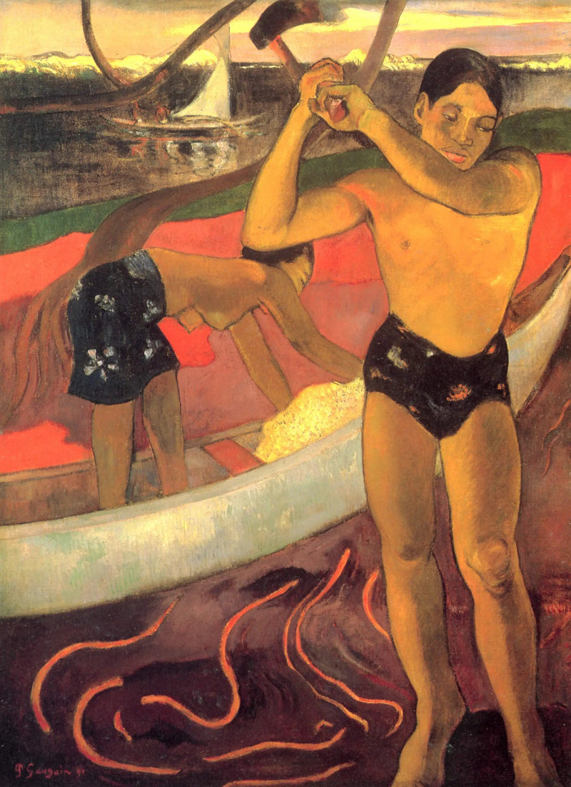 Mannen med øksen - Paul Gauguin