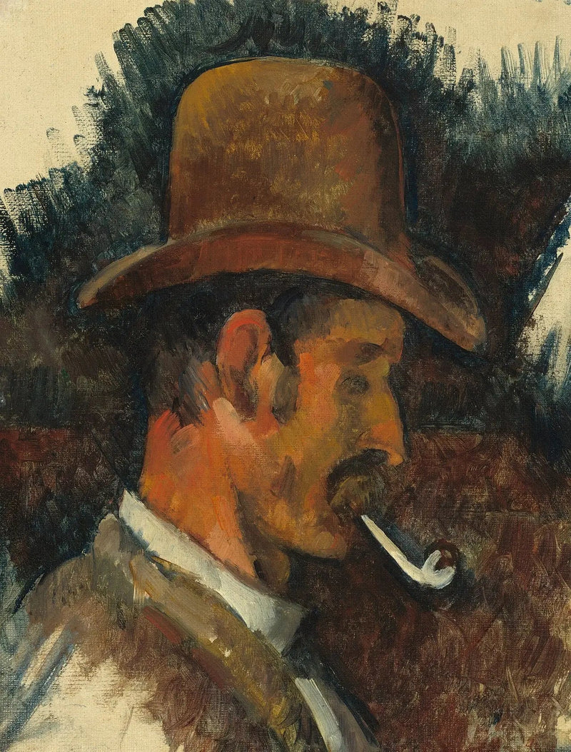 Mannen med pipa - Paul Cézanne