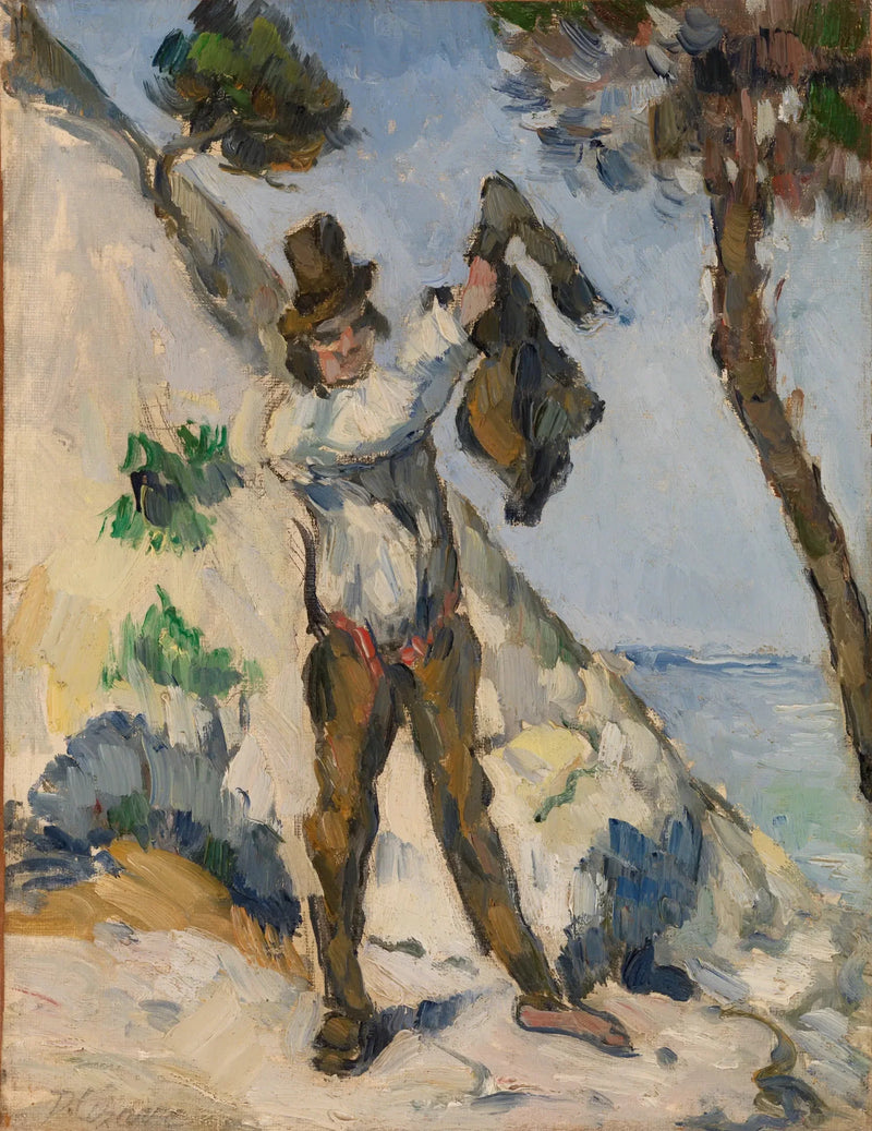 Mannen med jakken - Paul Cézanne