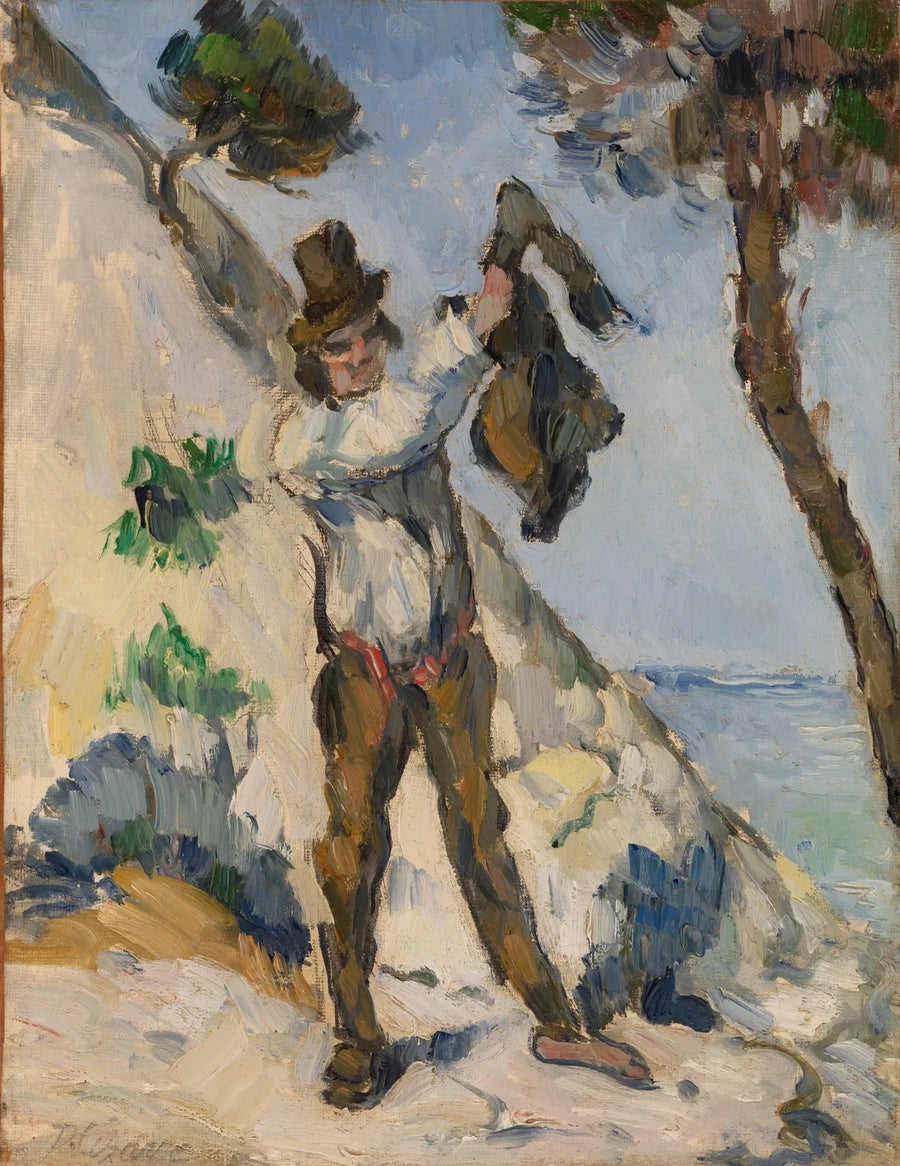 Mannen med jakken - Paul Cézanne