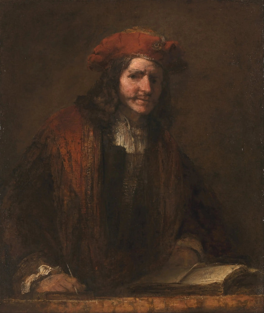 Mannen med den røde luen - Rembrandt