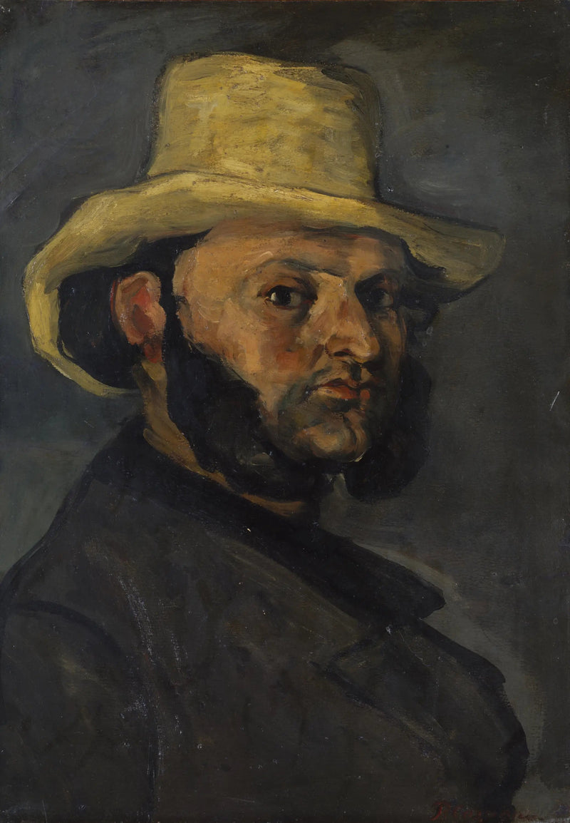 Mannen med stråhatten - Paul Cézanne