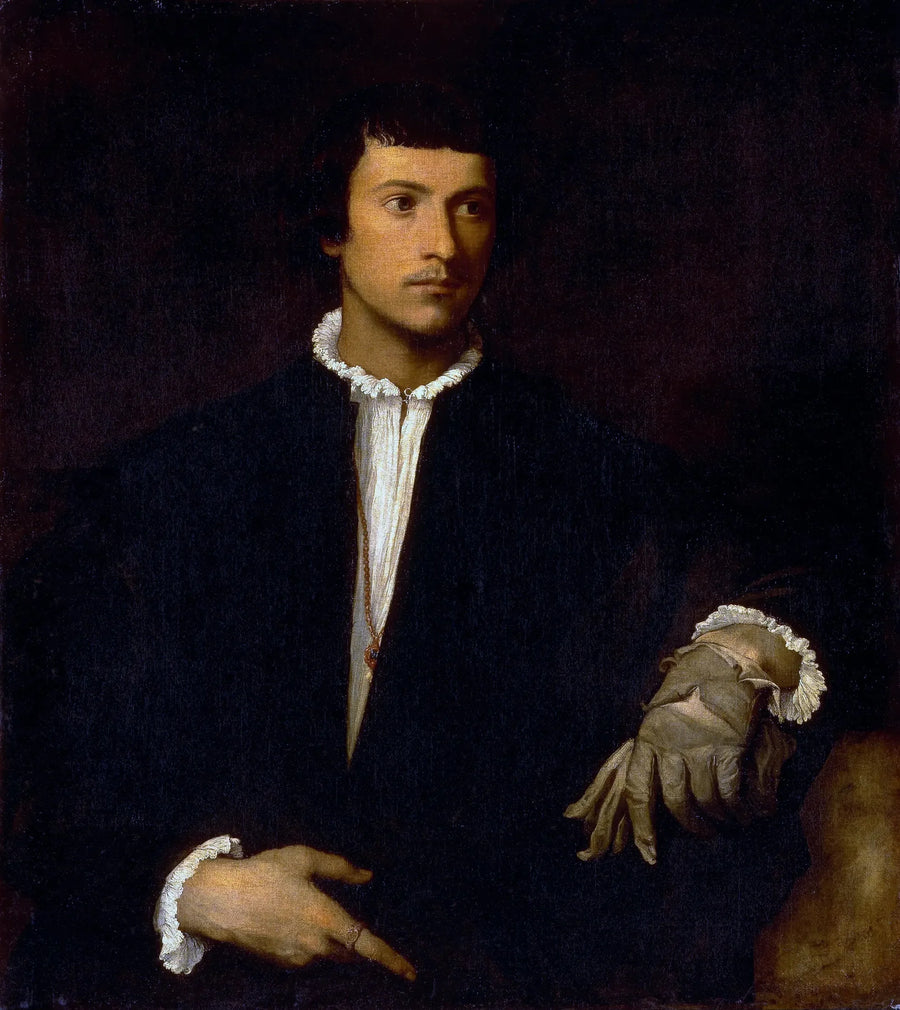 Mannen med hansken - Titian