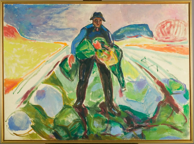 Mannen i kålmarken - Edvard Munch