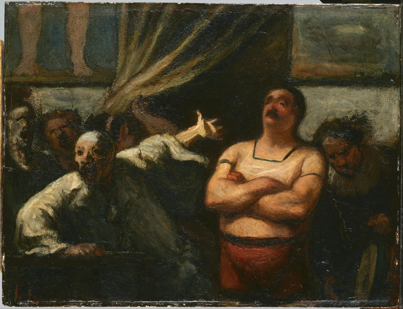 Den sterke mannen - Honoré Daumier