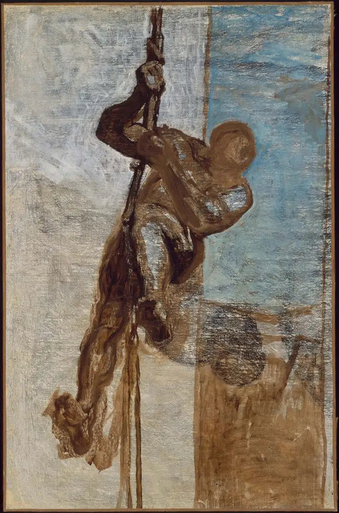 Mannen på en tau - Honoré Daumier