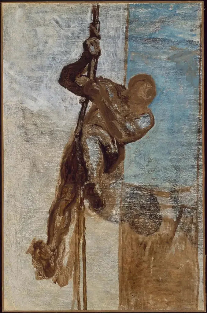 Mannen på en tau - Honoré Daumier