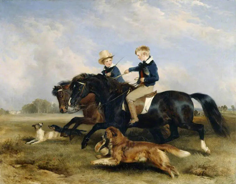 Den ærede E. S. Russell og hans bror - Edwin Henry Landseer

Source:
L'honorable E. S. Russell et son frère - Edwin Henry Landseer