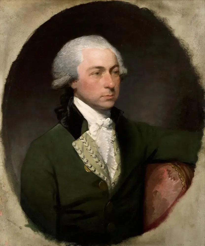 L'honorable Frederick Robinson (1746-1792) - Gilbert Stuart image 1 copie peinte à la main à l’huile