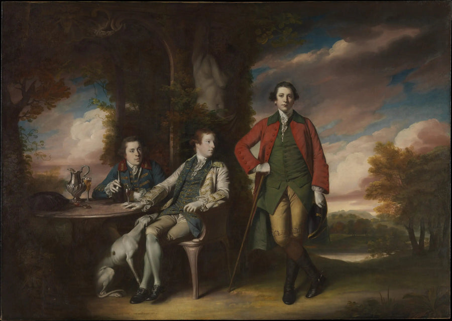 Den ærede Henry Fane (1739–1802) med Inigo Jones og Charles Blair - Joshua Reynolds
