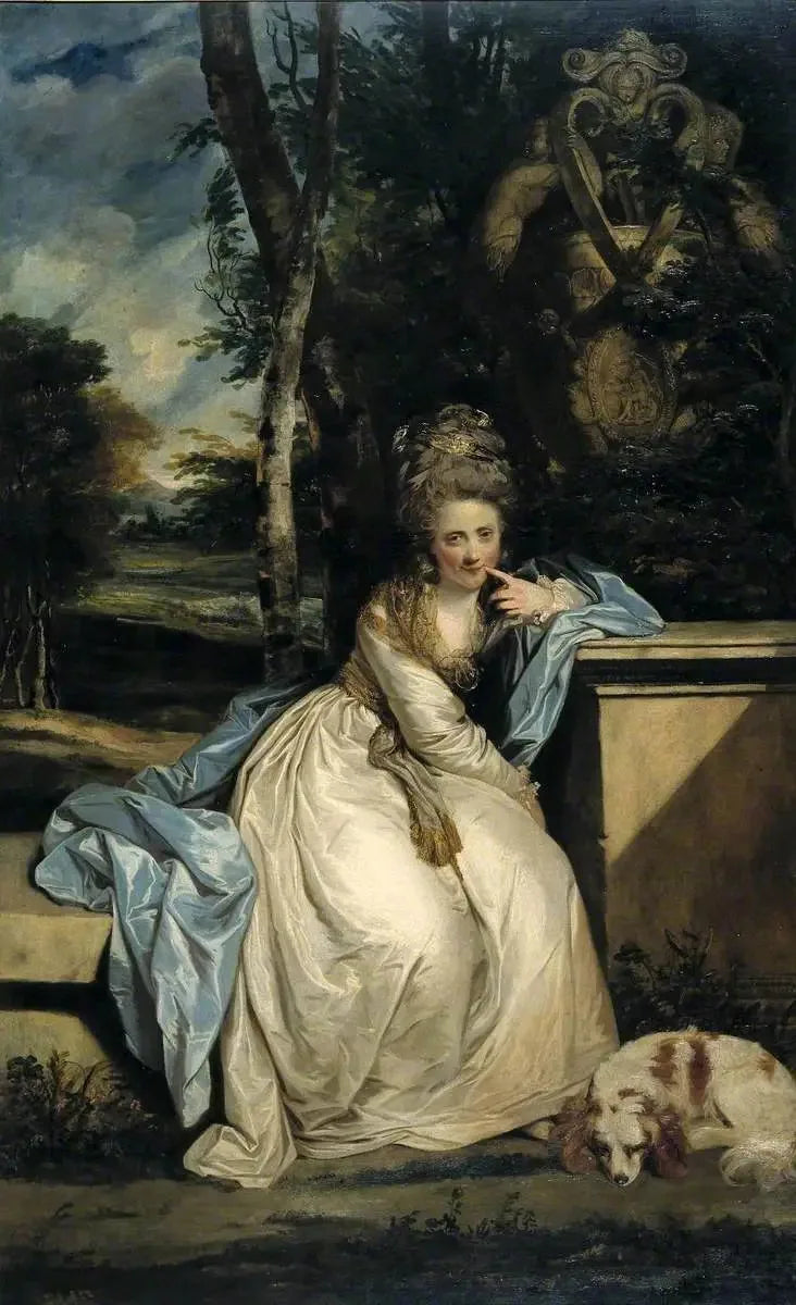 Den ærede frøken Monckton - Joshua Reynolds