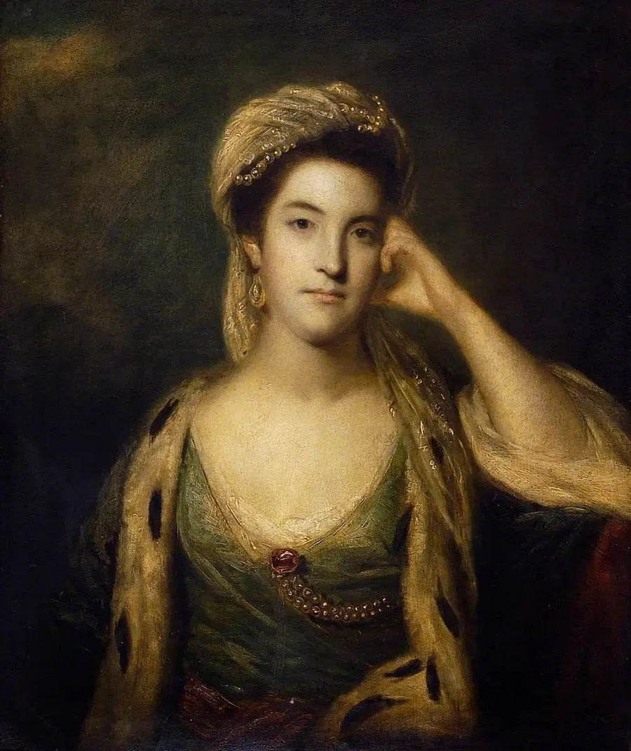 Den ærede fru John Barrington - Joshua Reynolds