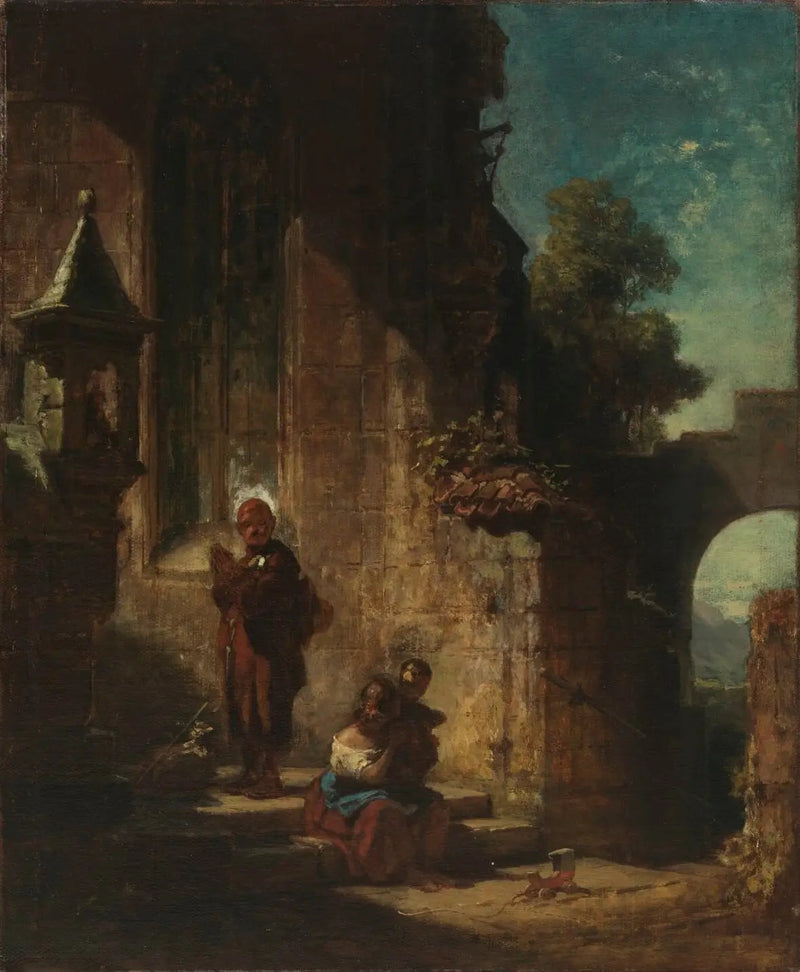 Den hyklerske - Carl Spitzweg