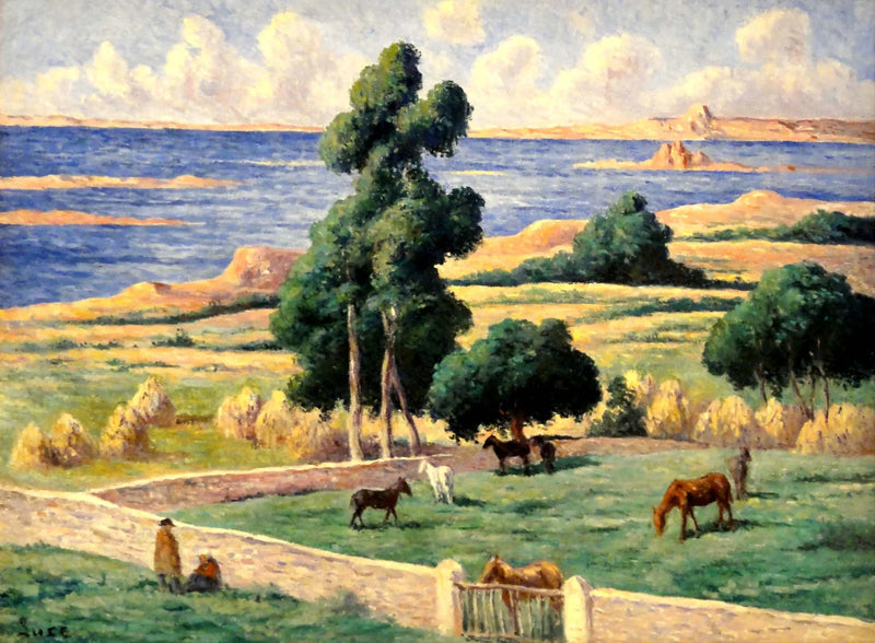 Øy av tre, Kermouster, Lézardrieux - Maximilien Luce