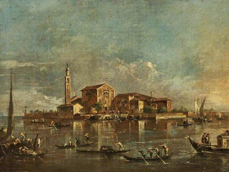 Øya San Giorgio in Alga, Venezia, Italia - Francesco Guardi