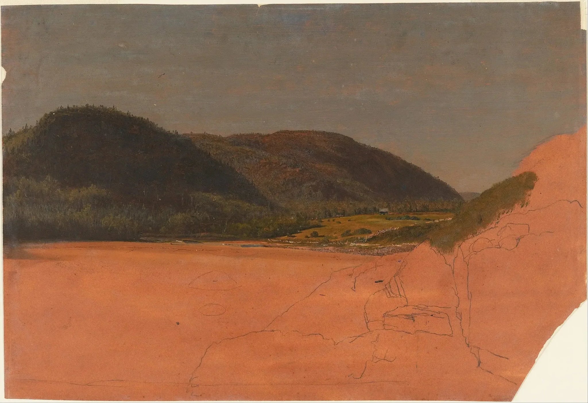 L'île des Monts Déserts ? - Frederic Edwin Church image 1 copie peinte à la main à l’huile