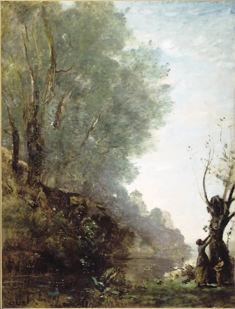 Den lykkelige øya - Jean-Baptiste Camille Corot