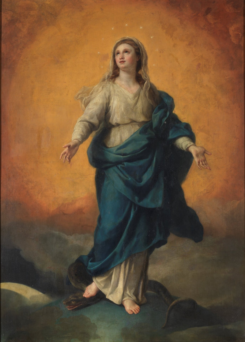Den uplettede unnfangelse - Anton Raphael Mengs