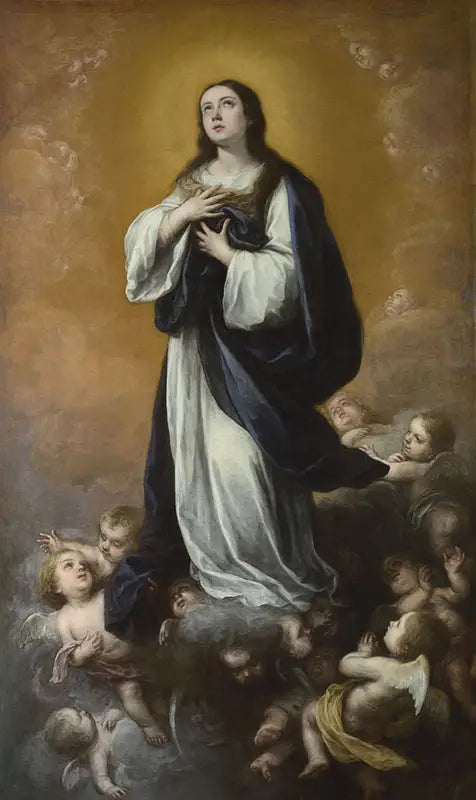 Jomfru Marias Uplettede Undfangelse

Source:
L'Immaculée Conception de la Vierge - Bartolomé Esteban Murillo