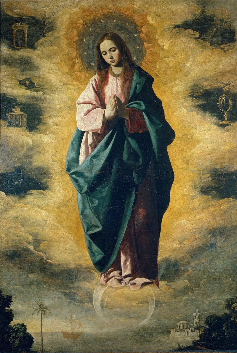 Den uplettede unnfangelse - Francisco de Zurbarán