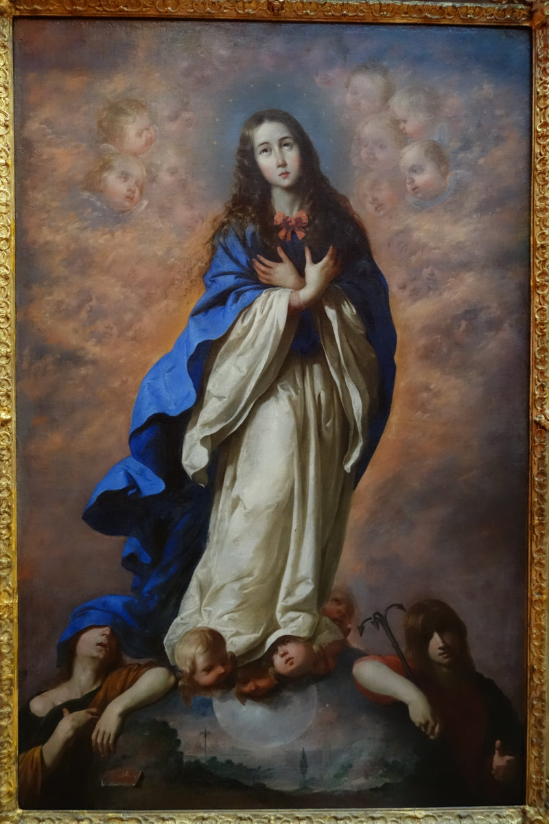 Den uplettede unnfangelse - Francisco de Zurbarán