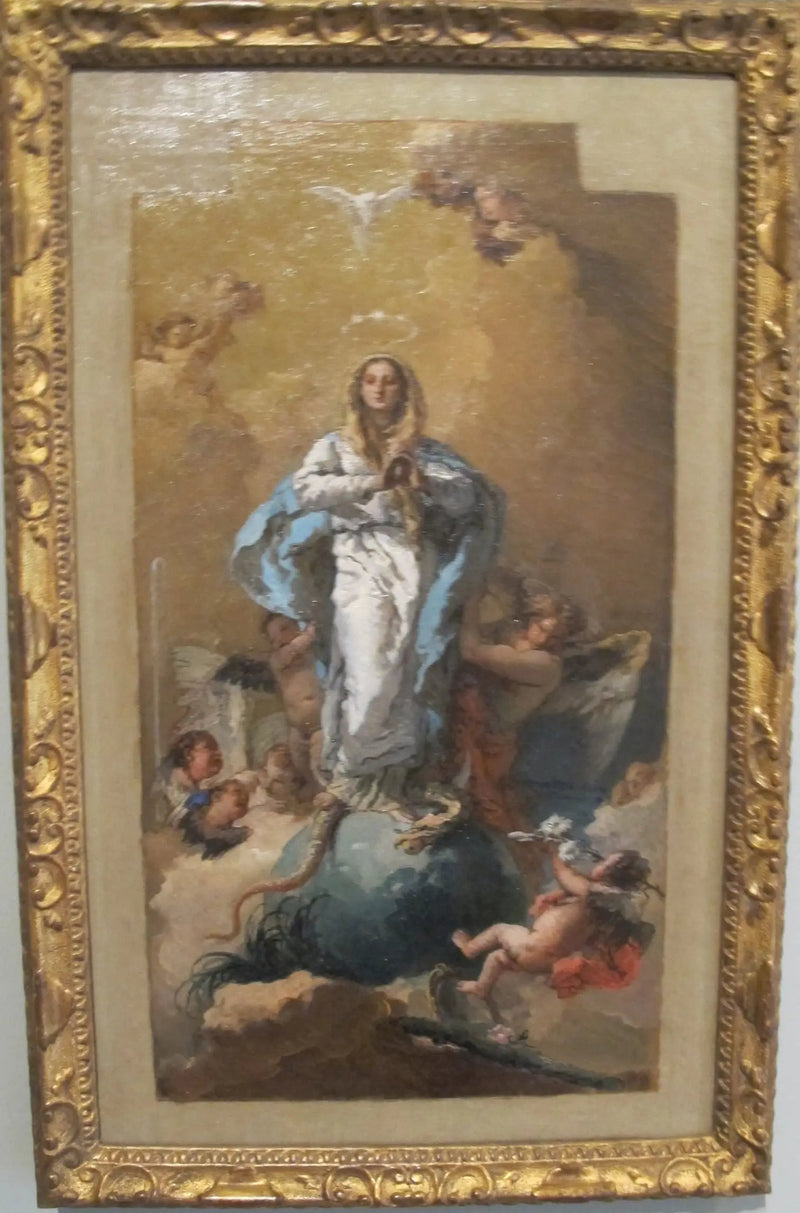 Ubesmittet unnfangelse - Giovanni Battista Tiepolo