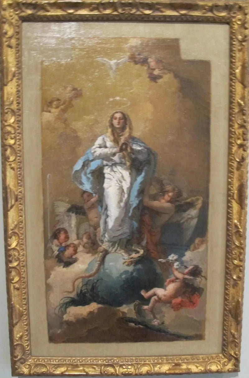 Ubesmittet unnfangelse - Giovanni Battista Tiepolo