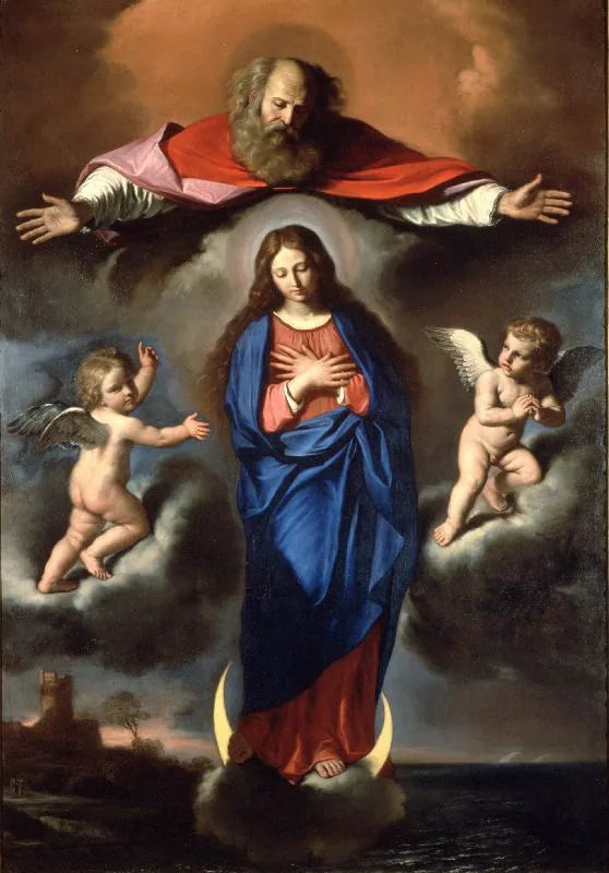 Den uplettede unnfangelse - Guercino