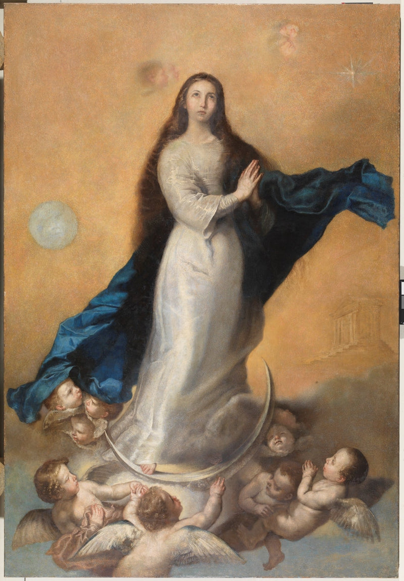 Den uplettede unnfangelse - Jusepe de Ribera