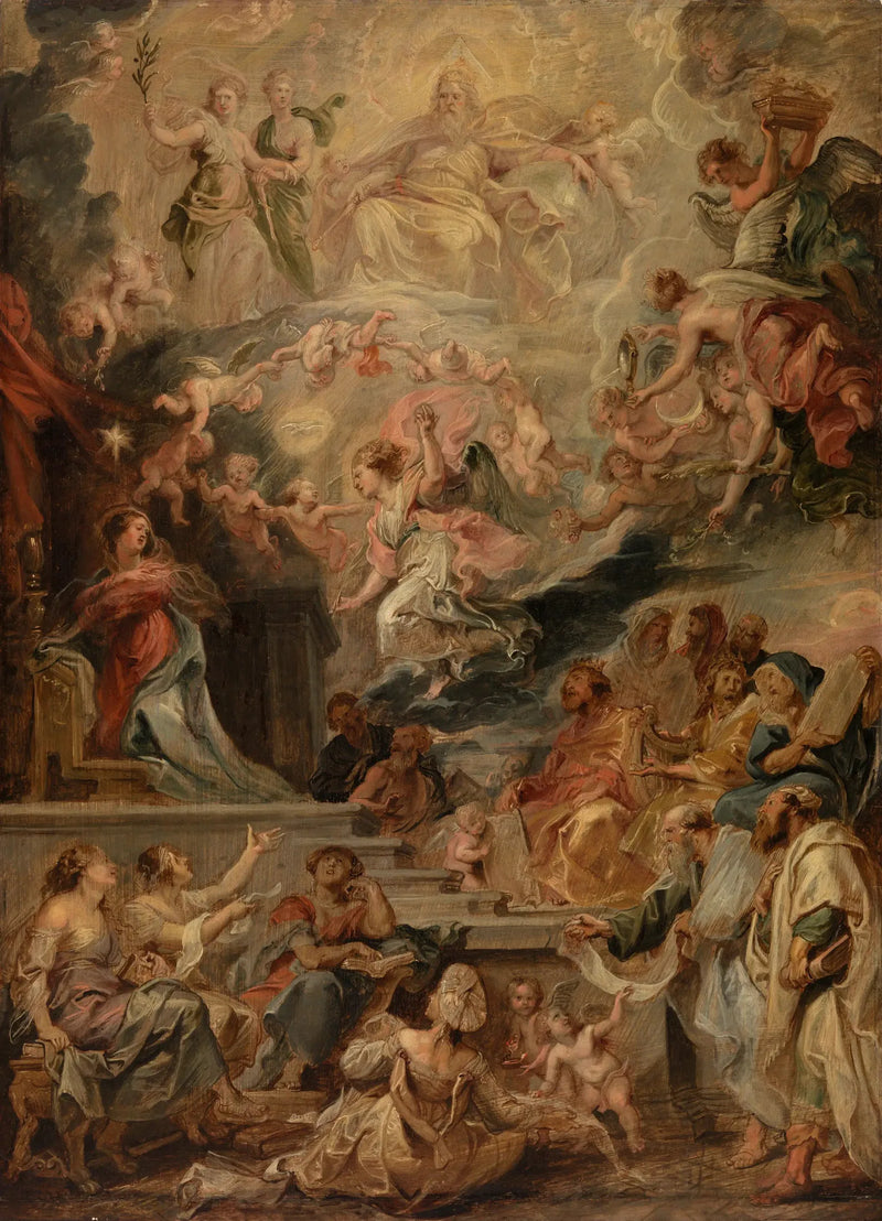 Inkarnasjonen som oppfyllelse av alle profetier - Peter Paul Rubens