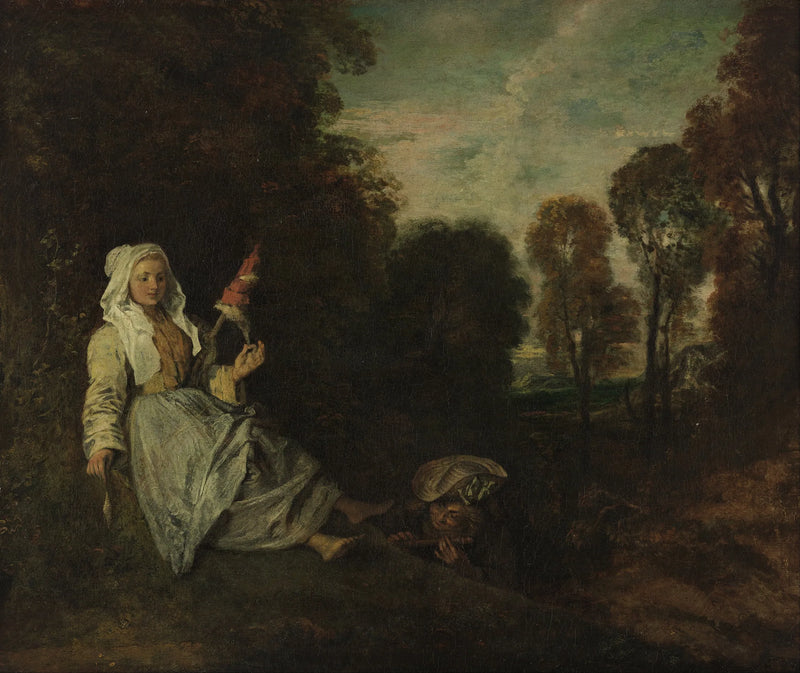 Den Uforsiktige - Antoine Watteau