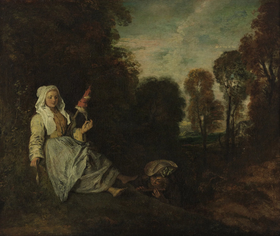 Den Uforsiktige - Antoine Watteau