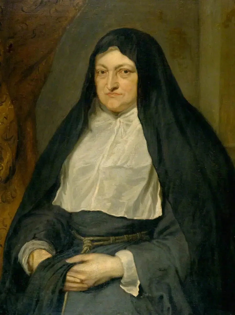Infante Isabelle Claire Eugénie (1566–1633), østerriksk archduchess og regent av Nederlandene - Antoine van Dyck

Source:
L'infante Isabelle Claire Eugénie (1566–1633), archiduchesse d'Autriche et régente des Pays-Bas - Antoine van Dyck