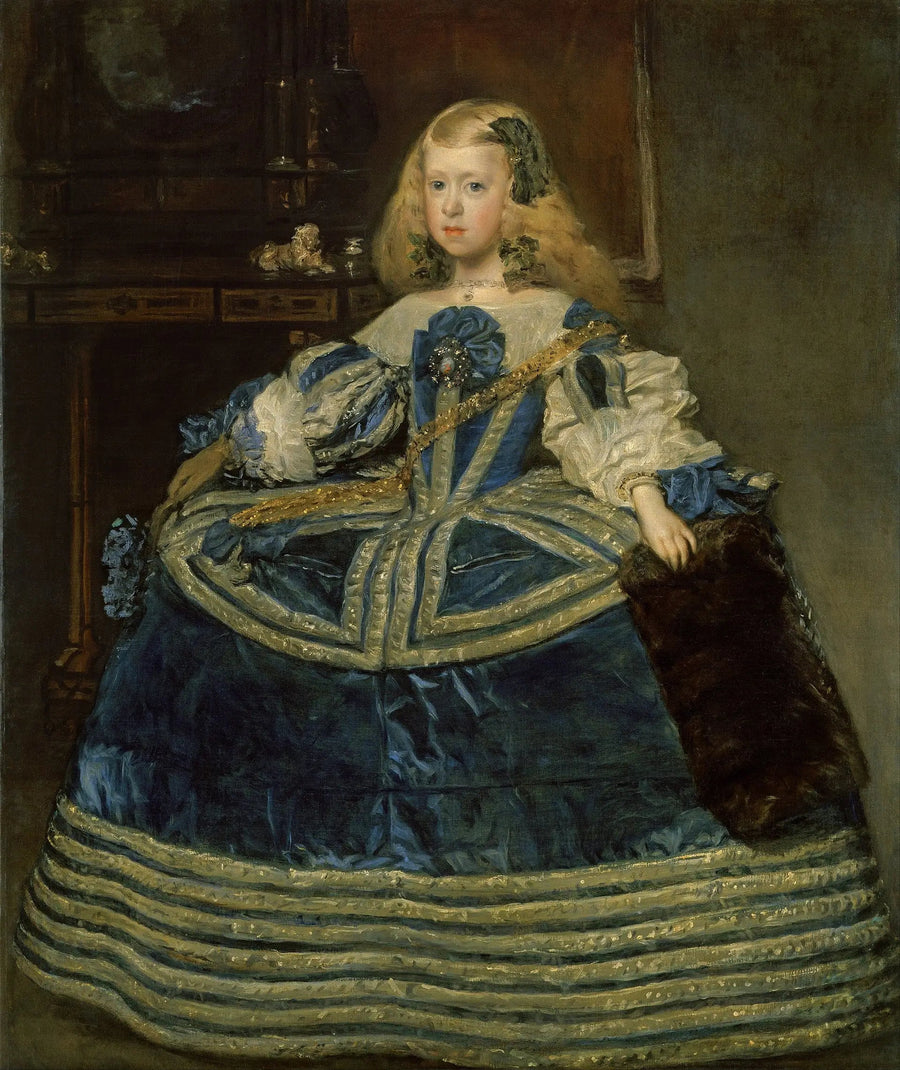Den blå Infanta Marguerite - Diego Velázquez