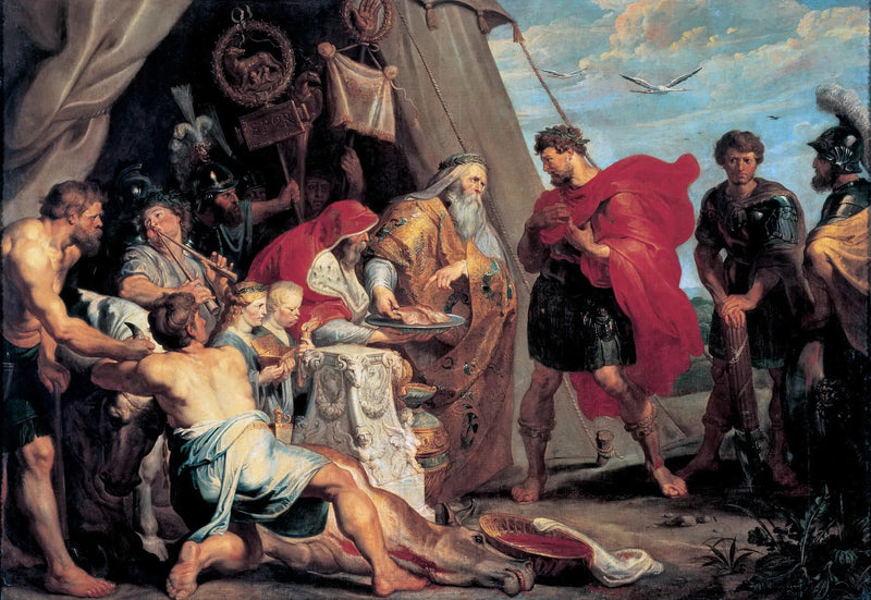 Tolkningen av offeret - Peter Paul Rubens