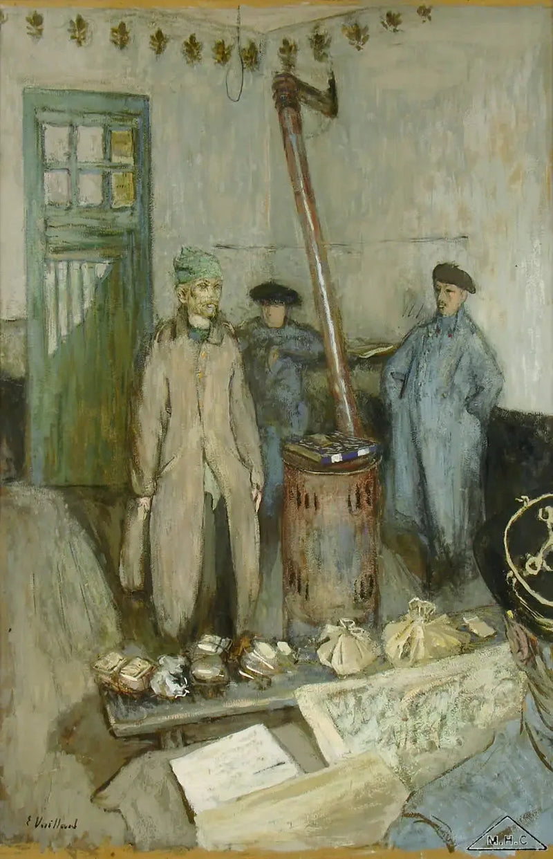 Fangeavhør - Édouard Vuillard
