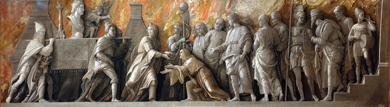 Innledningen av kulten til Cybele i Roma - Andrea Mantegna