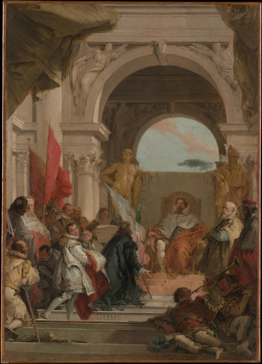 Innsettelsen av biskop Harold som hertug av Franconia - Giovanni Battista Tiepolo