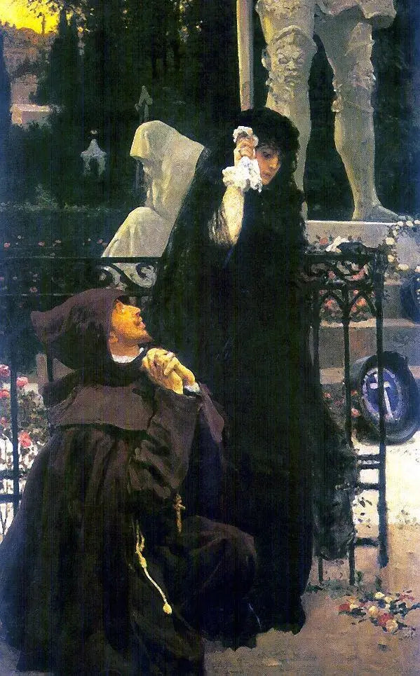 Gjest av stein. Don Juan og Doña Ana - Ilya Repin